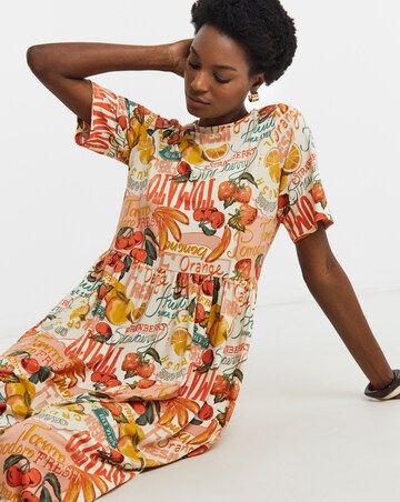 Soft Touch Half Sleeve Smock Dress