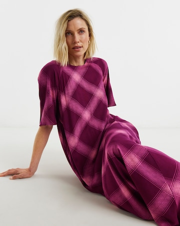 Short Sleeve Care Free Maxi Dress