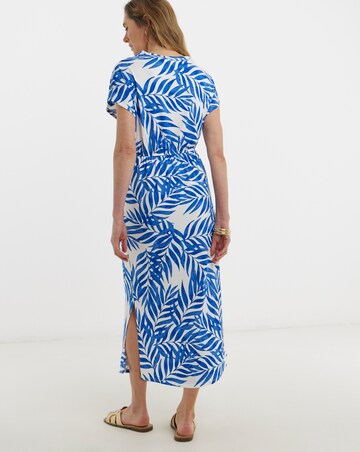 Great Value Tie Waist Midi T-Shirt Dress