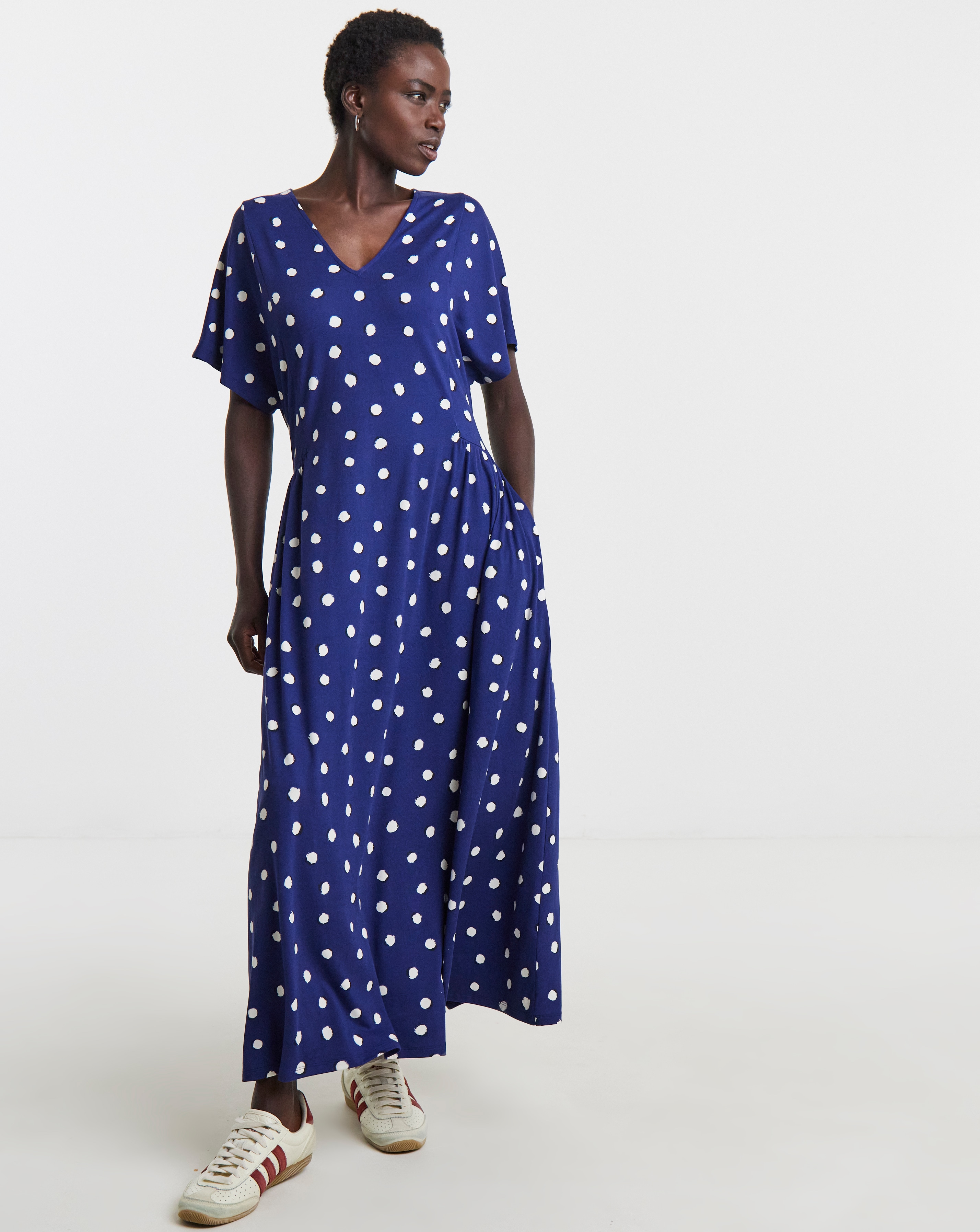 Soft Touch V Neckl Maxi Dress