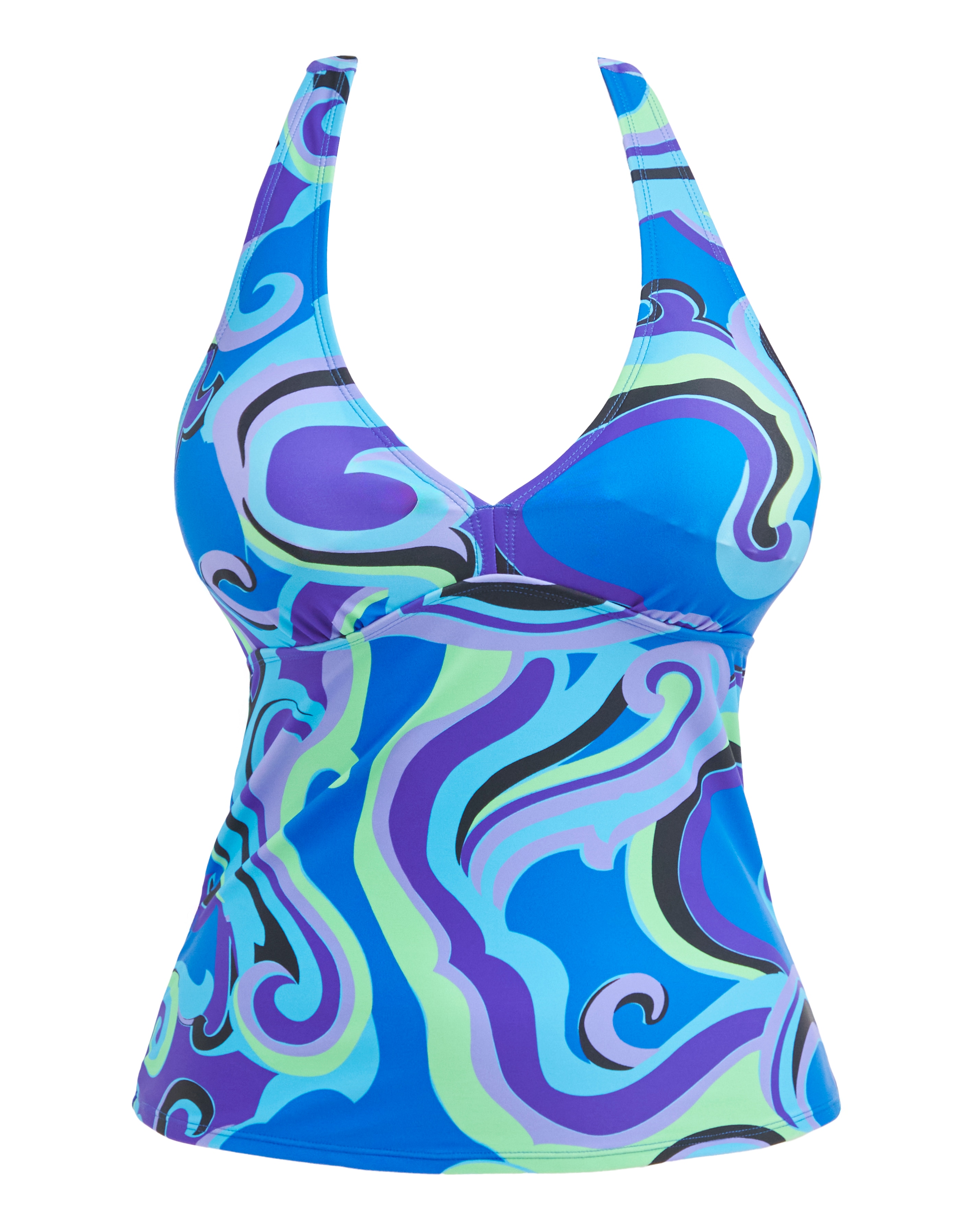 Mix And Match Halterneck Tankini Top