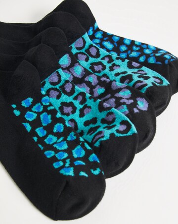 5 Pack Ankle Socks- Wide Fit
