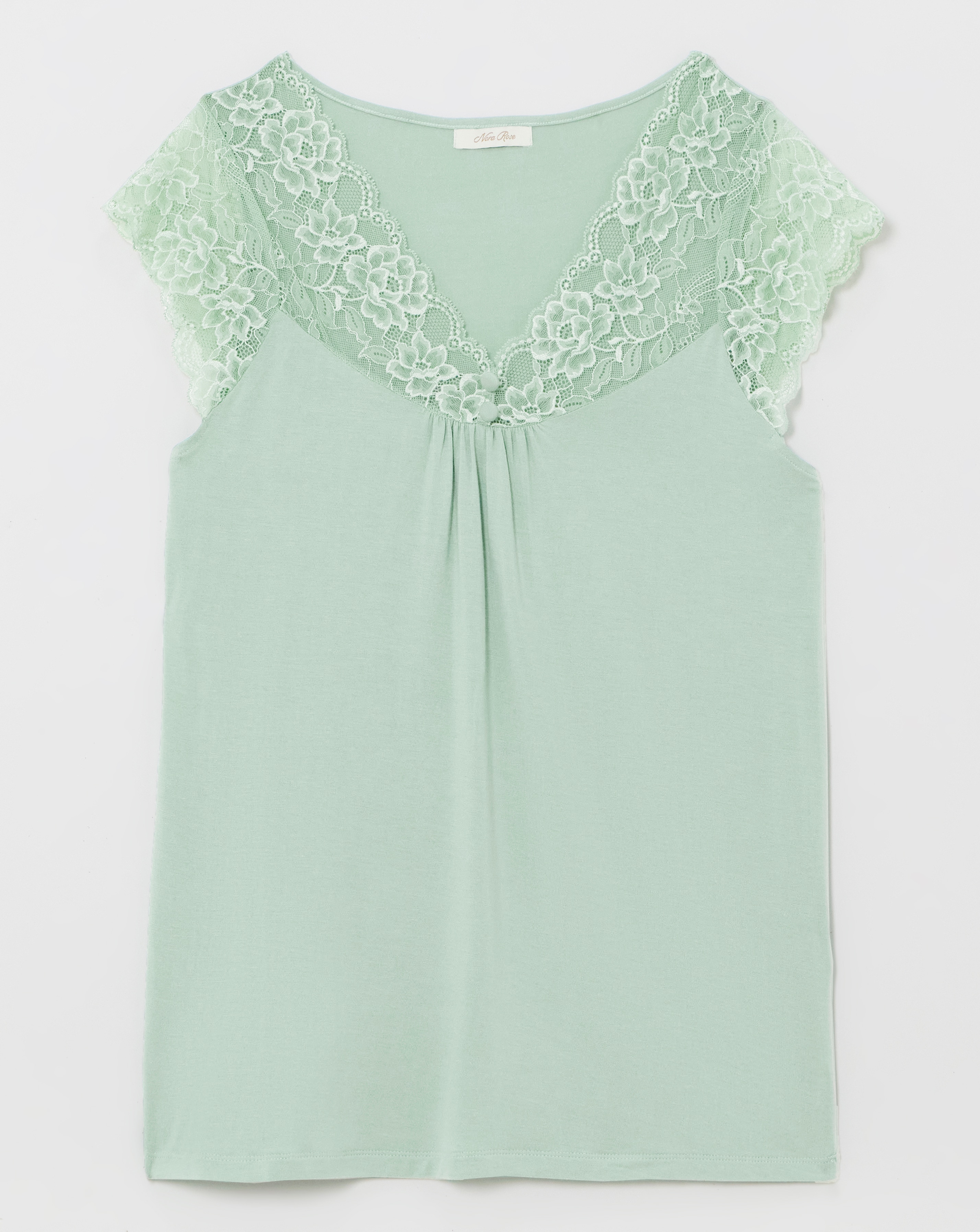 Nora Rose Jersey Cap Sleeve Pyjama Set