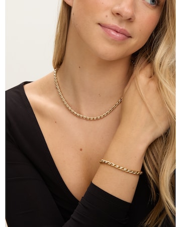 Jon Richard Gold Plated Twist Chain Necklace