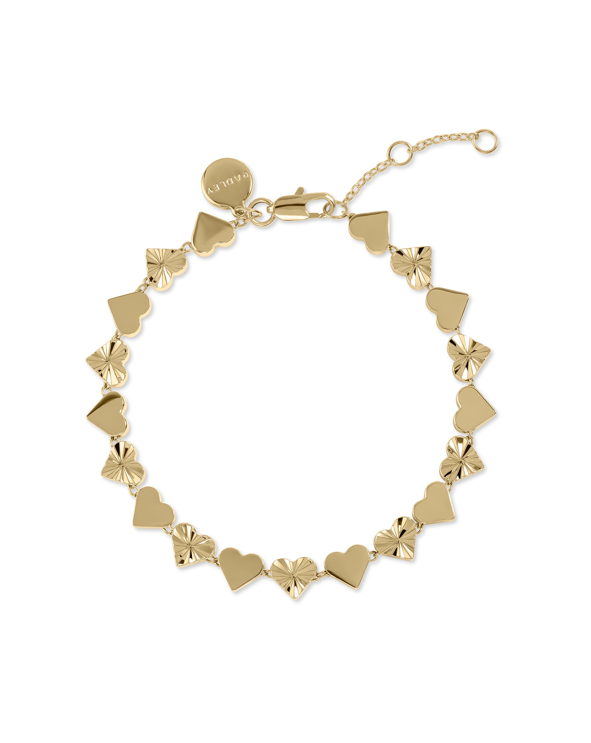 Radley Textured Heart link Bracelet