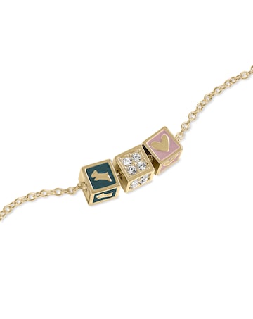 Radley Enamel Clear Stone Bracelet