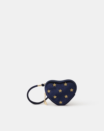 Accessorize Star Embroidered Heart Coin Purse
