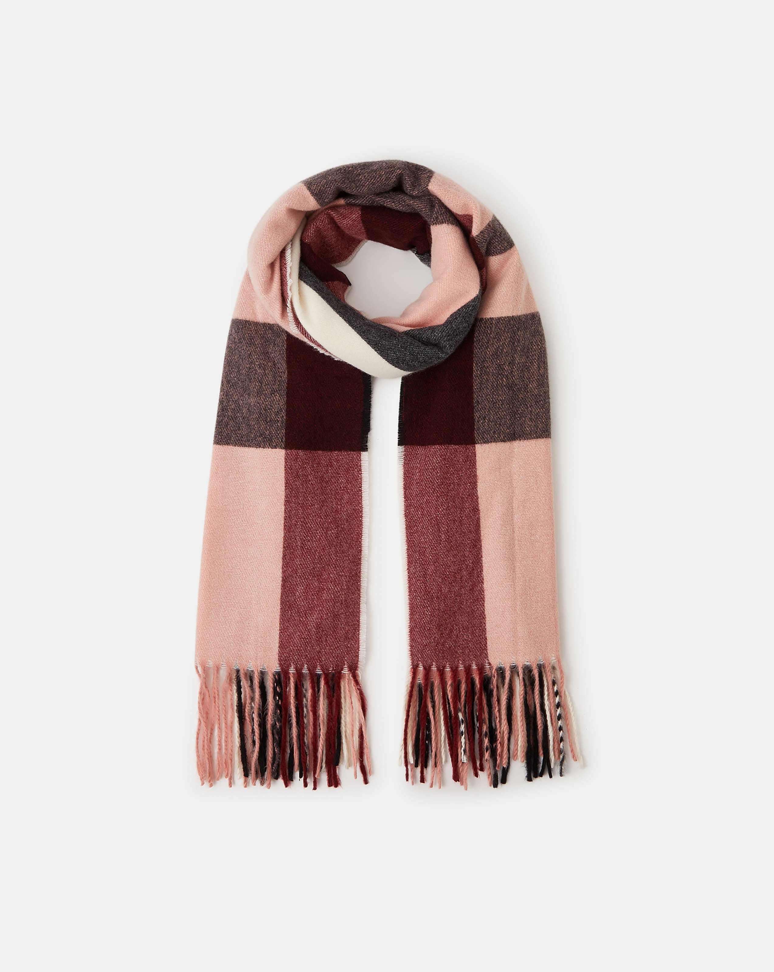Accessorize Check Blanket Scarf