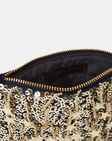 Accessorize Star Sequin Pouch
