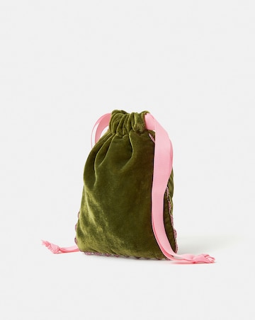 Accessorize Sausage Dog Velvet Pouch