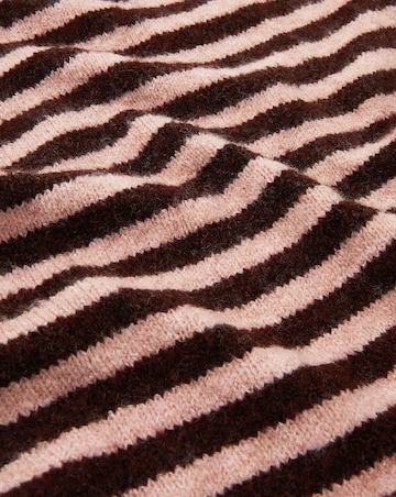 Accessorize Stripe Knitted Triangle Scarf