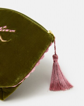 Accessorize Sausage Dog Velvet Purse