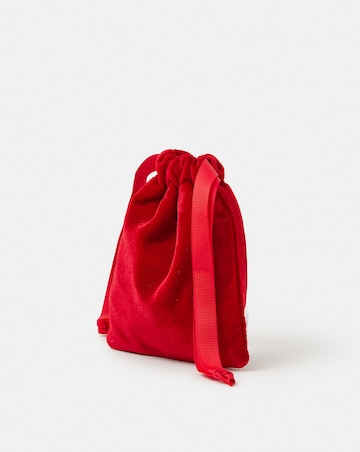 Accessorize Candy Cane Velvet Pouch