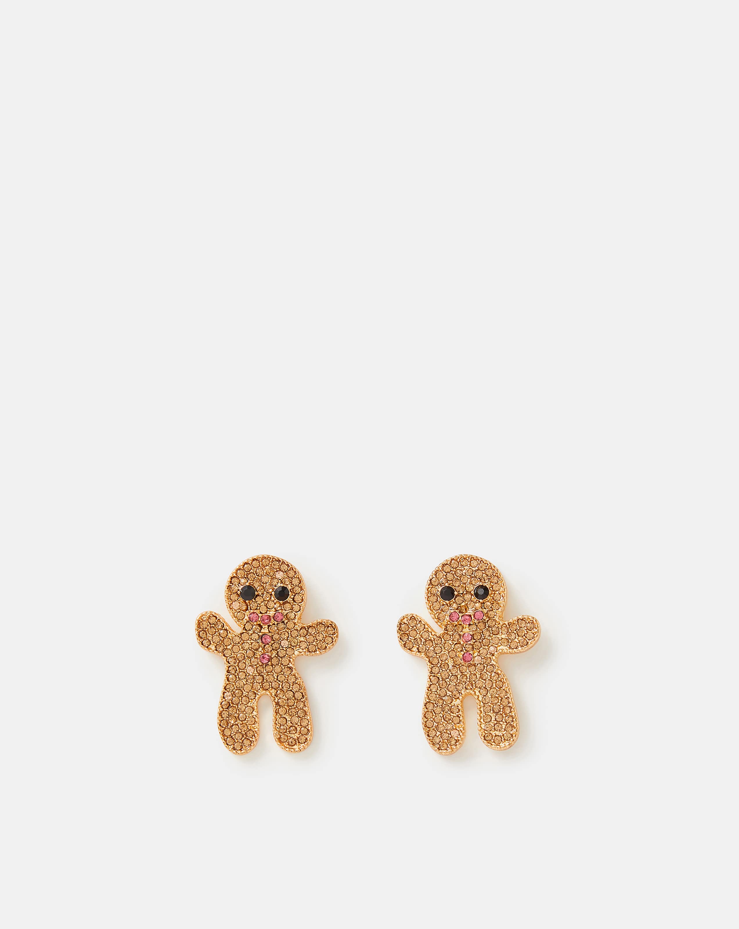 Accessorize Diamante Gingerbread Earring