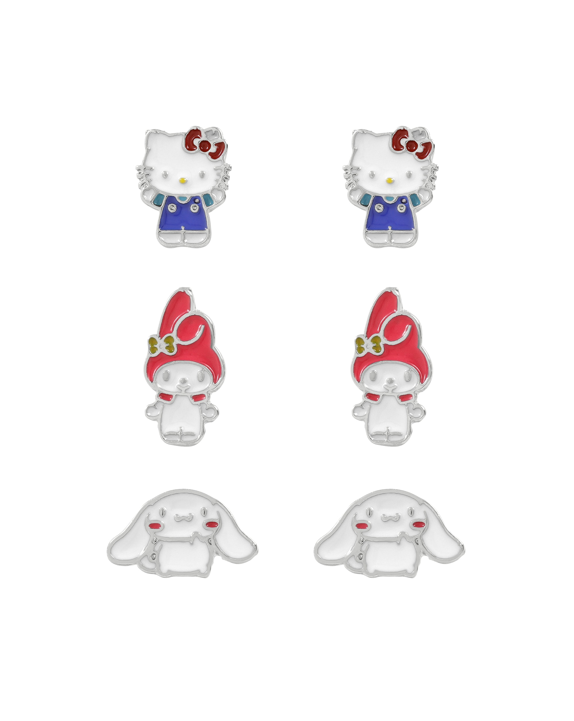 New In - Hello Kitty Mix-And-Match Earring Set