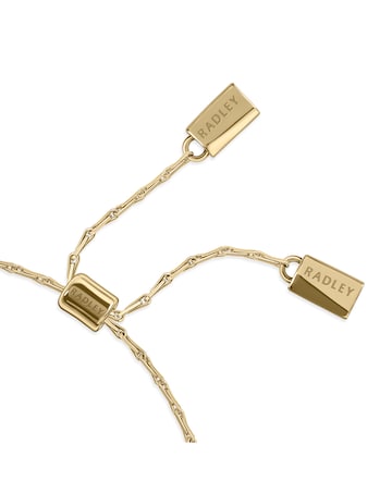 Radley Black & Gold Friendship Bracelet