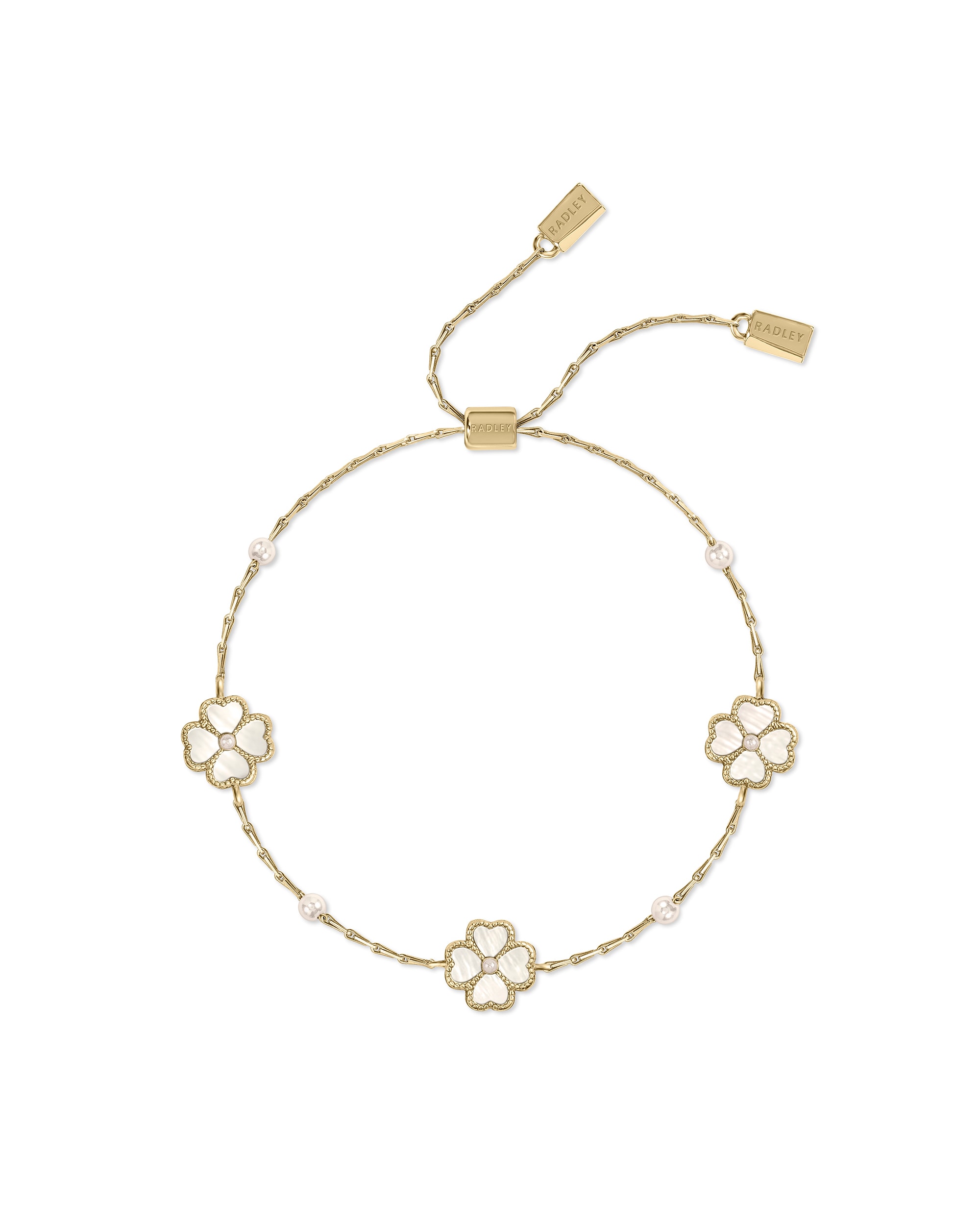 Radley Gold & MOP Friendship Bracelet