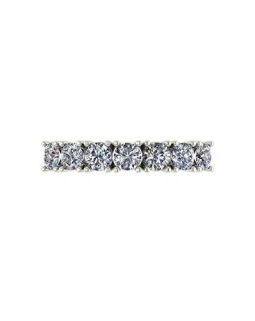 9ct Gold 1ct Moissanite Eternity Ring