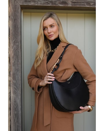 Luella Grey Thelma Black Scoop Hobo