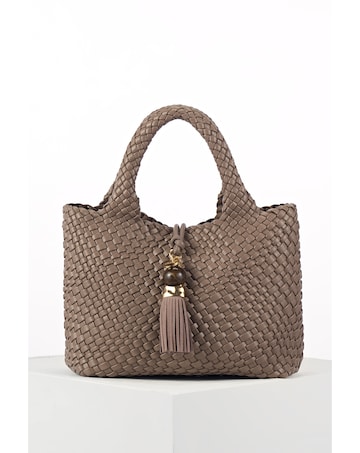 Luella Grey Suky Peat Woven Crossbody