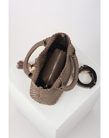 Luella Grey Suky Peat Woven Crossbody