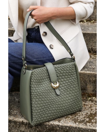 Luella Grey  Flora Khaki Weave Hobo