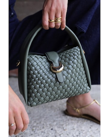 Luella Grey Maggie Khaki Weave Crossbody