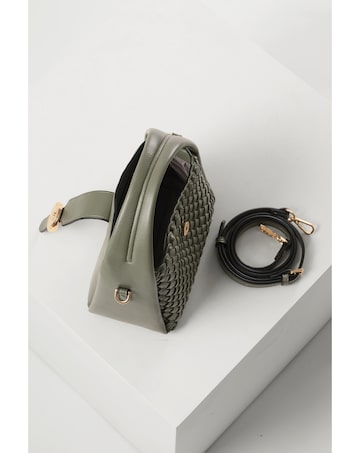 Luella Grey Maggie Khaki Weave Crossbody