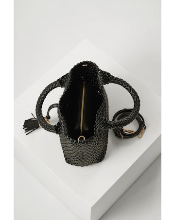 Luella Grey Suky Black Woven Crossbody