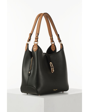 Luella Grey Romany Black Hobo Tote