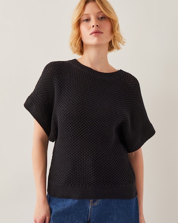 Monsoon Sofie Slouchy Short Sleeve Jumper