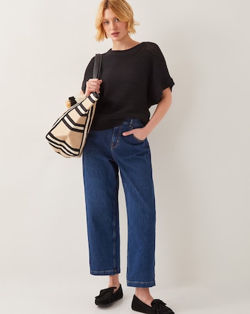 Monsoon Sofie Slouchy Short Sleeve Jumper