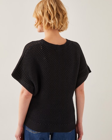 Monsoon Sofie Slouchy Short Sleeve Jumper