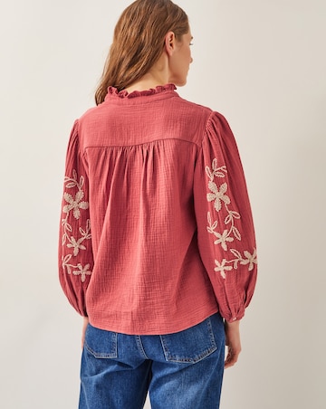 Monsoon Bridget Embroidered Blouse