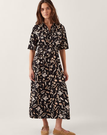 Monsoon Ulla Floral Print Jersey Dress