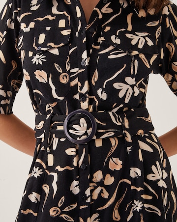 Monsoon Ulla Floral Print Jersey Dress