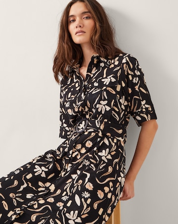 Monsoon Ulla Floral Print Jersey Dress