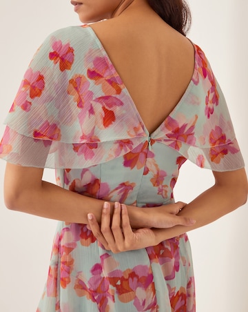 Monsoon Marlene Floral Print Midi Dress