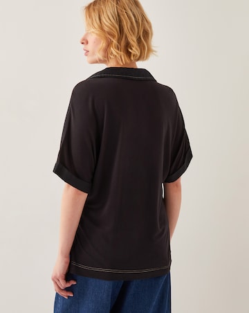 Monsoon Feyn Short Sleeve Utility Top