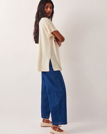 Monsoon Cloe Knitted Collar Top