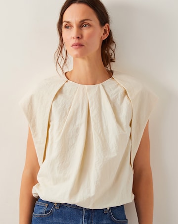 Monsoon Dorit Bubble Hem Top