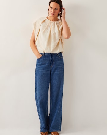 Monsoon Dorit Bubble Hem Top