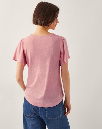 Monsoon Mabel Linen Blend T-Shirt