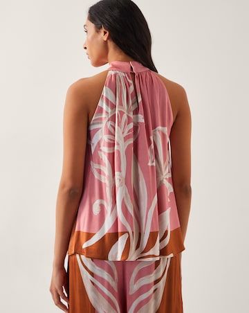 Monsoon Tabitha Floral Print Halter Top