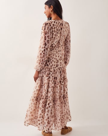 Monsoon Leona Leopard Print Maxi Dress