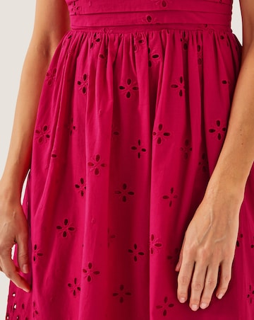 Monsoon Etta Broderie Midi Dress