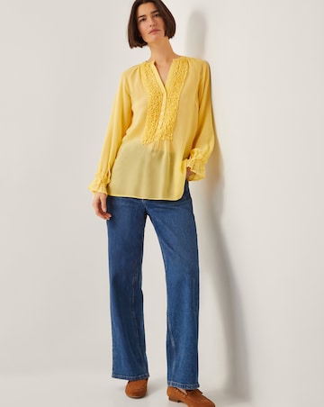 Monsoon Amelia Frill Long Sleeve Blouse