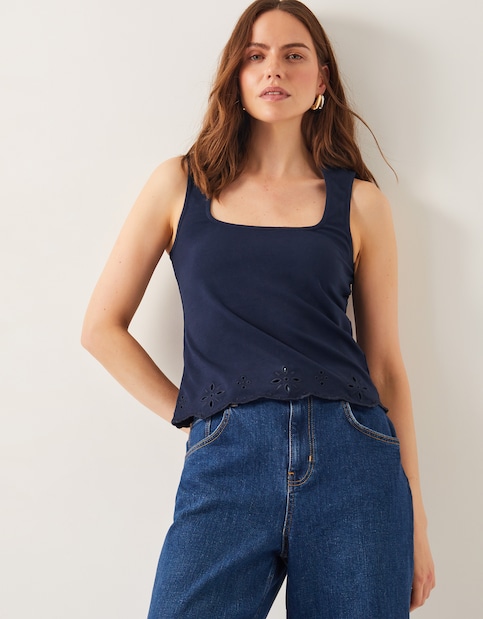 Monsoon Cara Cutwork Cami Top