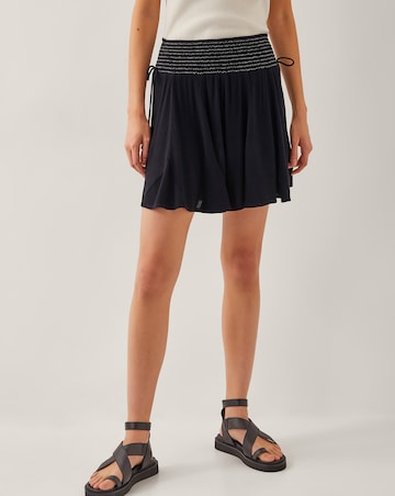 Monsoon Heidi Metallic Shirred Shorts