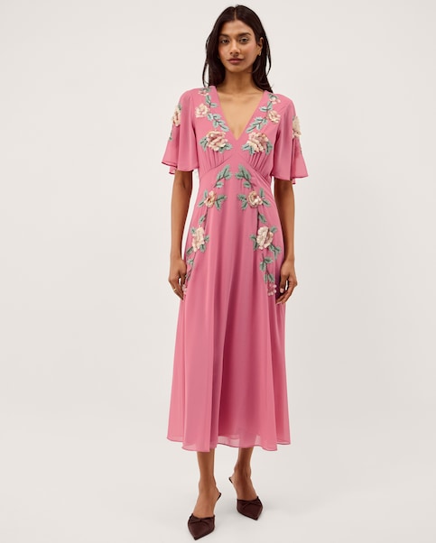 Monsoon Cora Floral Midi Dress